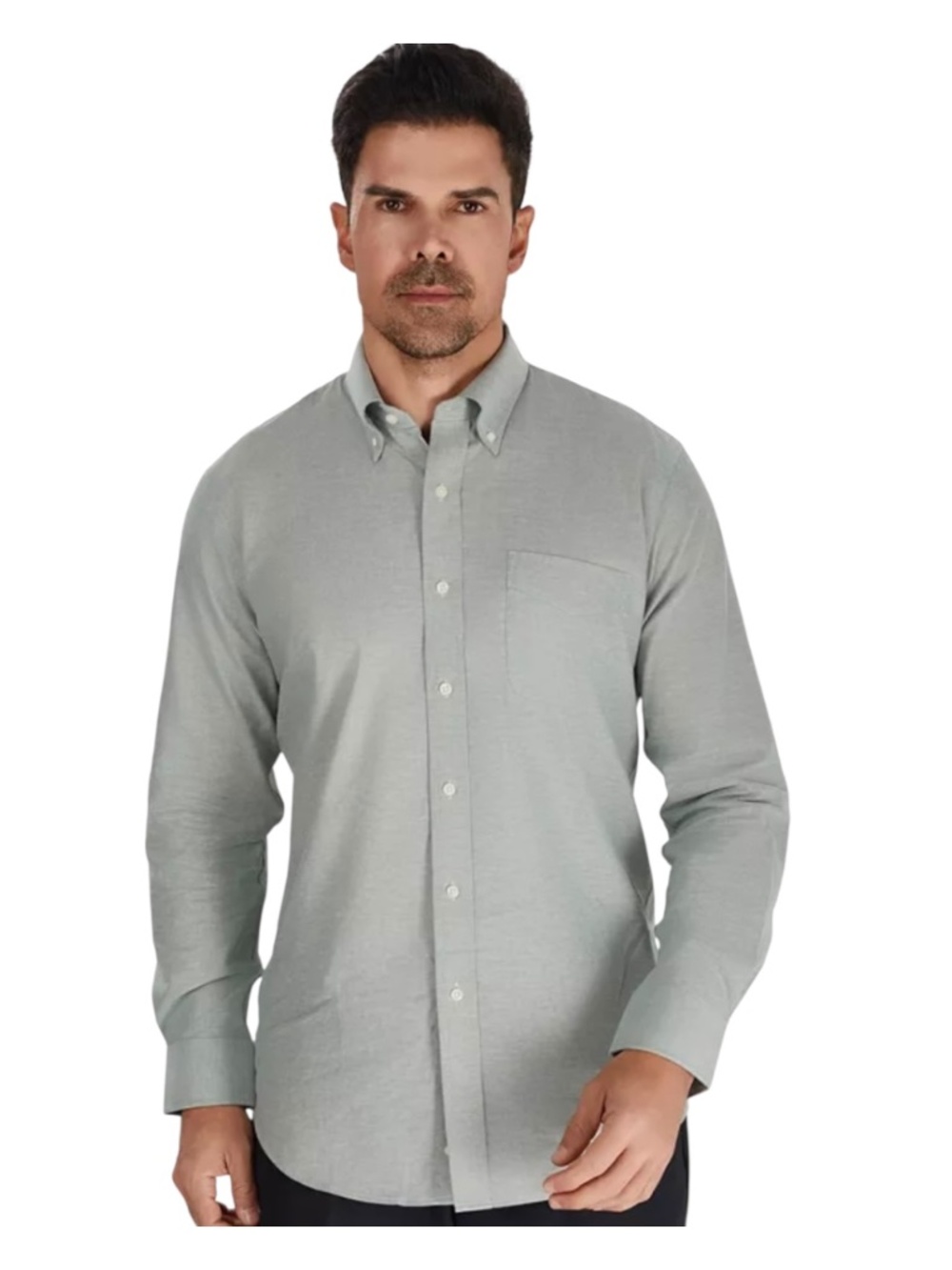 Club Room Men's Button-Down Oxford Solid Dress Shirt, Green  Size 2XL - NWT